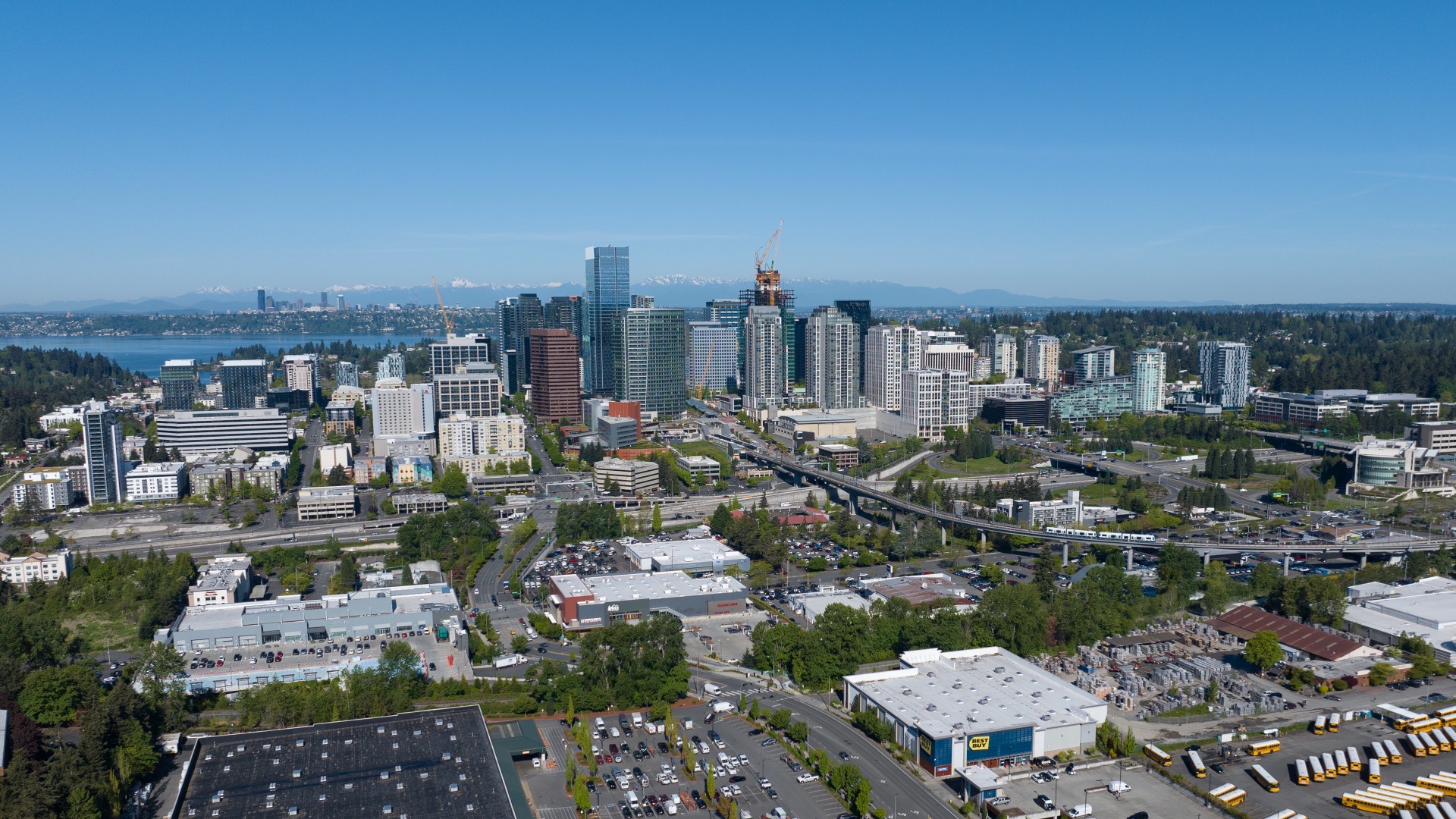 Downtown Bellevue, May 2024 — the skyline Onni 606 joins